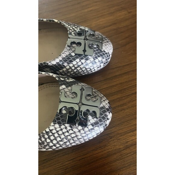 Tory Burch Women's Snakeskin Leather Ballet Shoes Size 6 - Picture 8 of 10